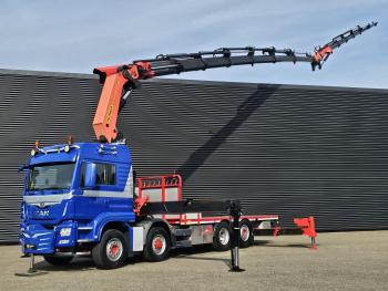 MAN TGS 35.500 8x4-6 / PALFINGER 92 t/m CRANE +JIB